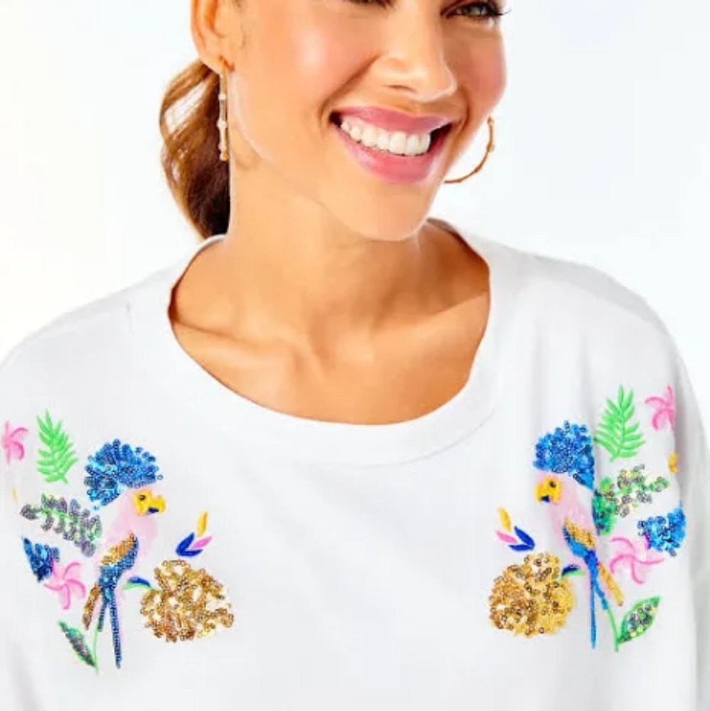 Lilly Pulitzer Sheridan Longsleeve Sequin Sweatshirt